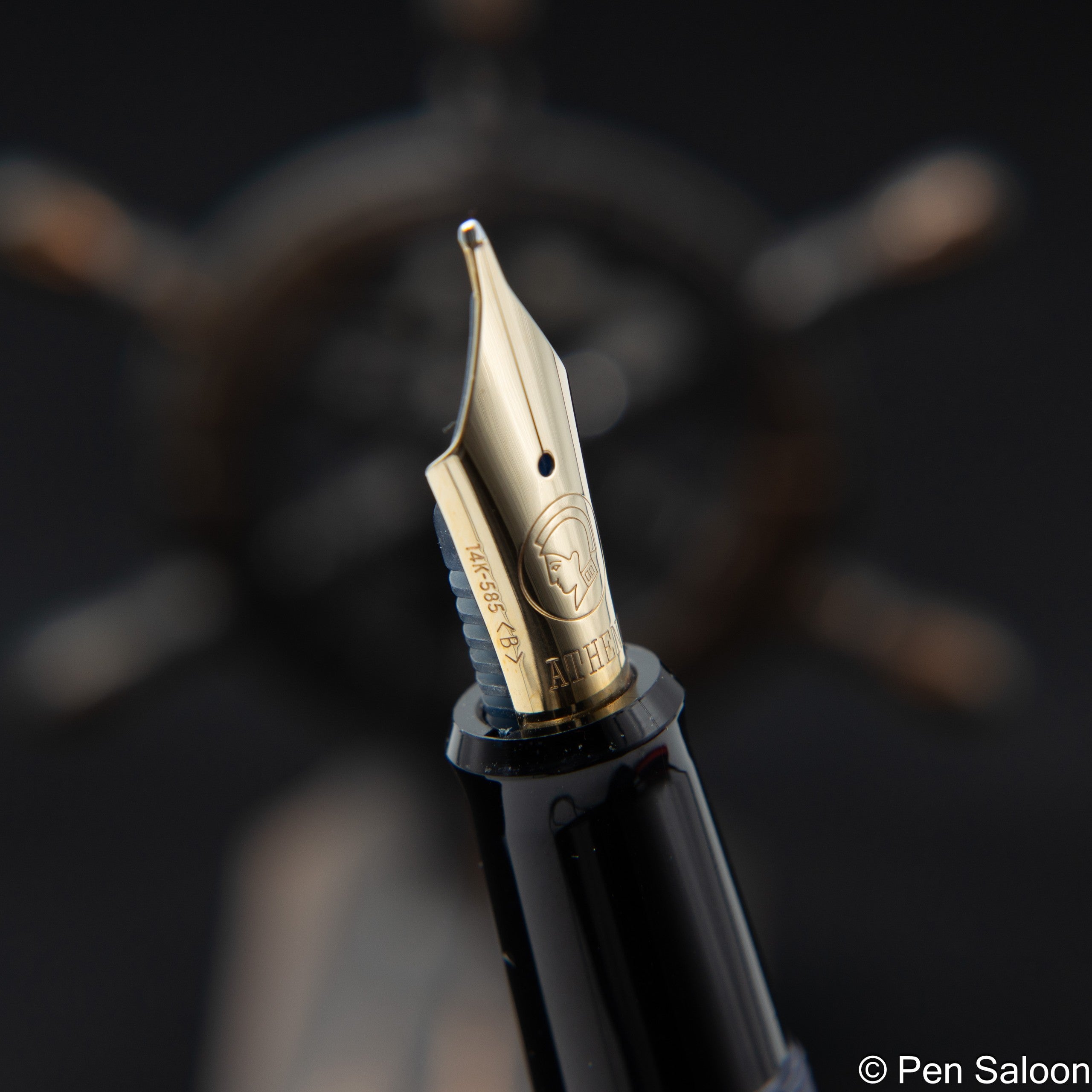 MARUZEN ATHENA THE PEN CROMA 青 14K B | ペンサルーン