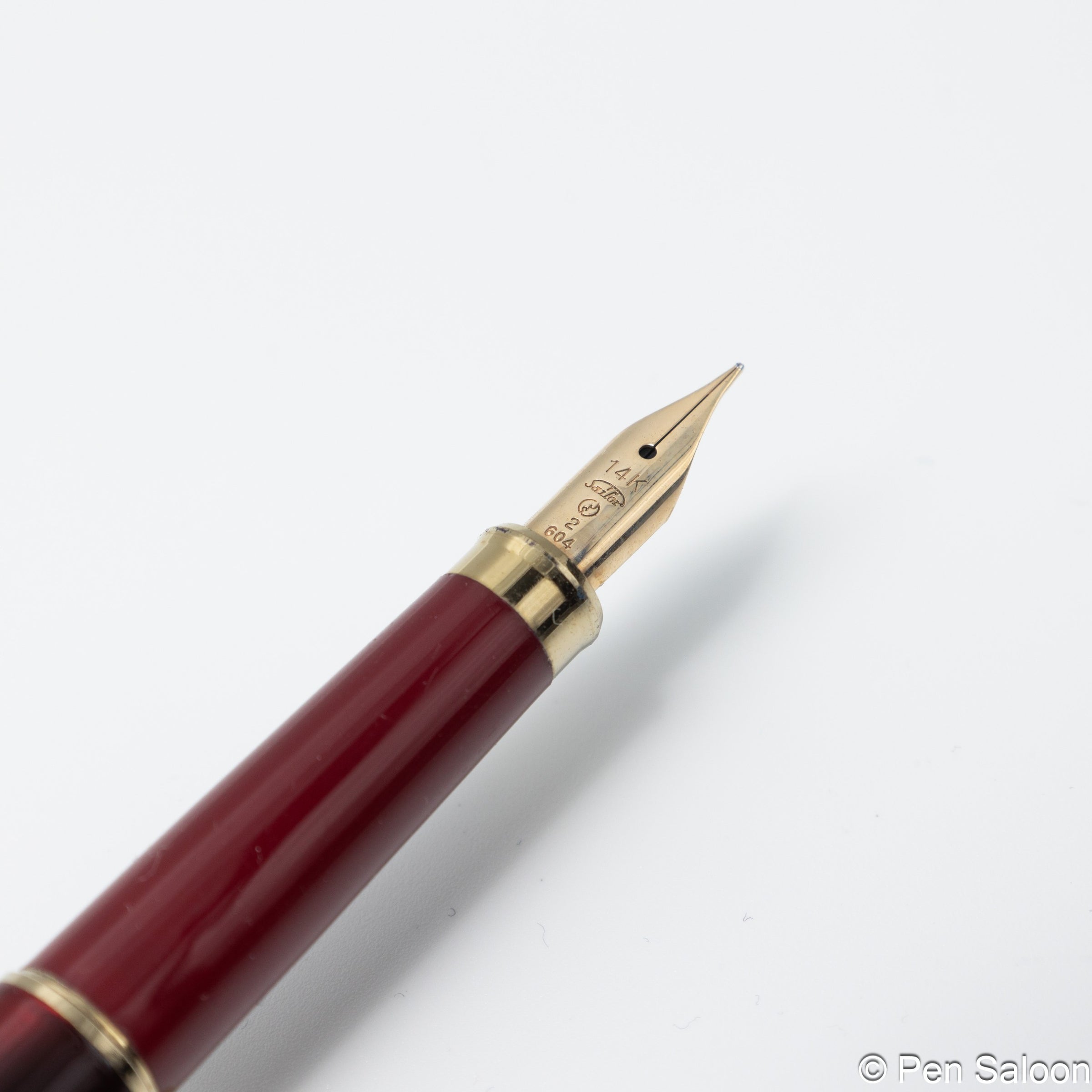 セーラー万年筆 ホスカル レッドマーブル 14K 細字 | ペンサルーン