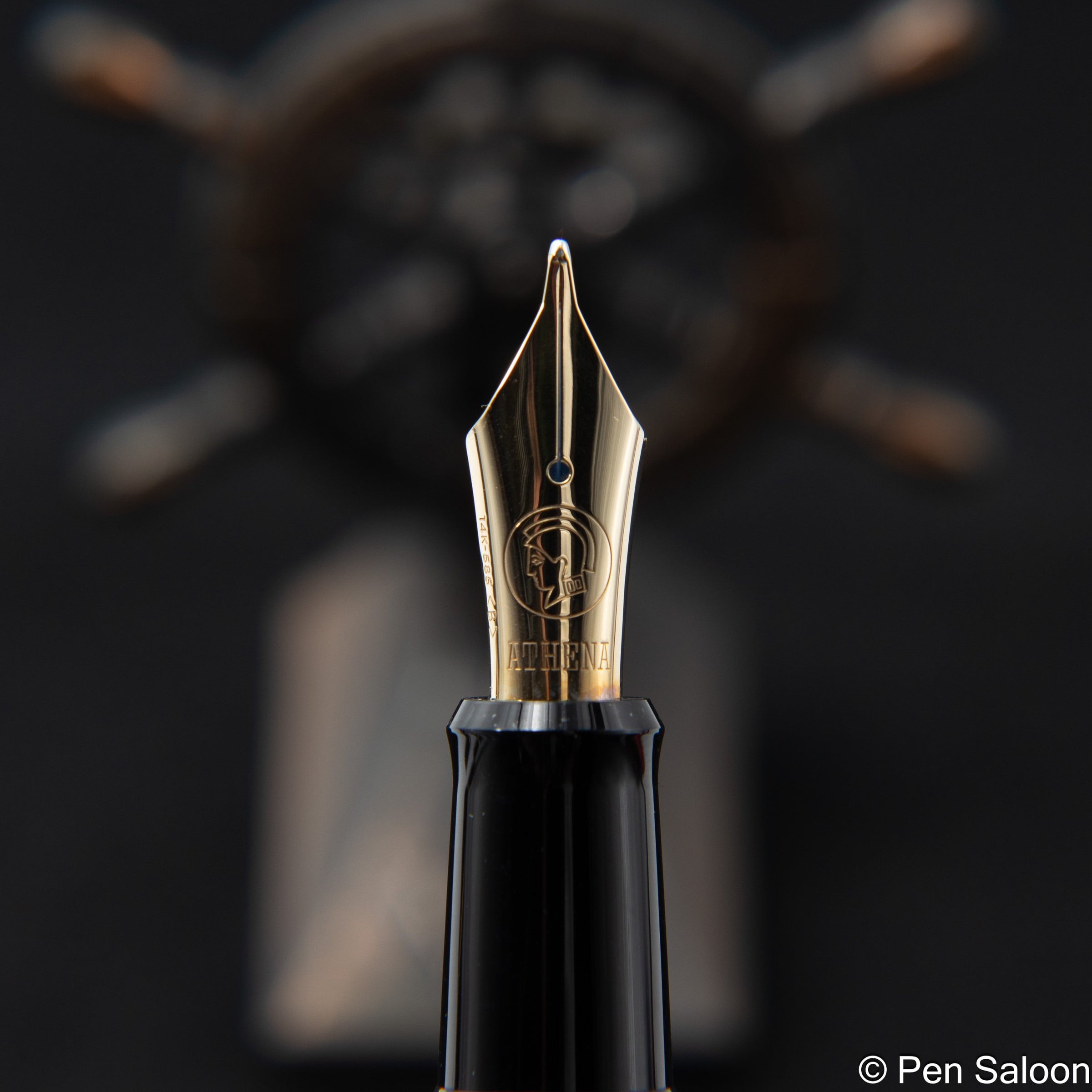 MARUZEN ATHENA THE PEN CROMA 青 14K B | ペンサルーン